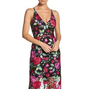 Dress the Population Aurora Dress Black Floral